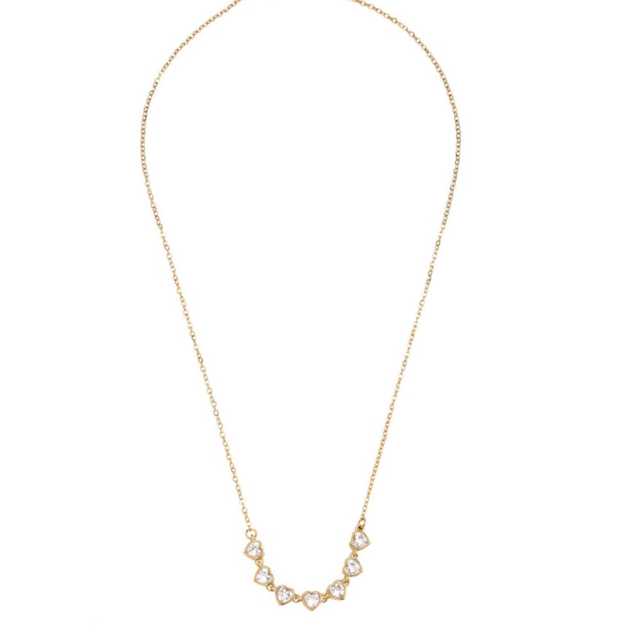 Kette "Diamond Heart" aus Edelstahl