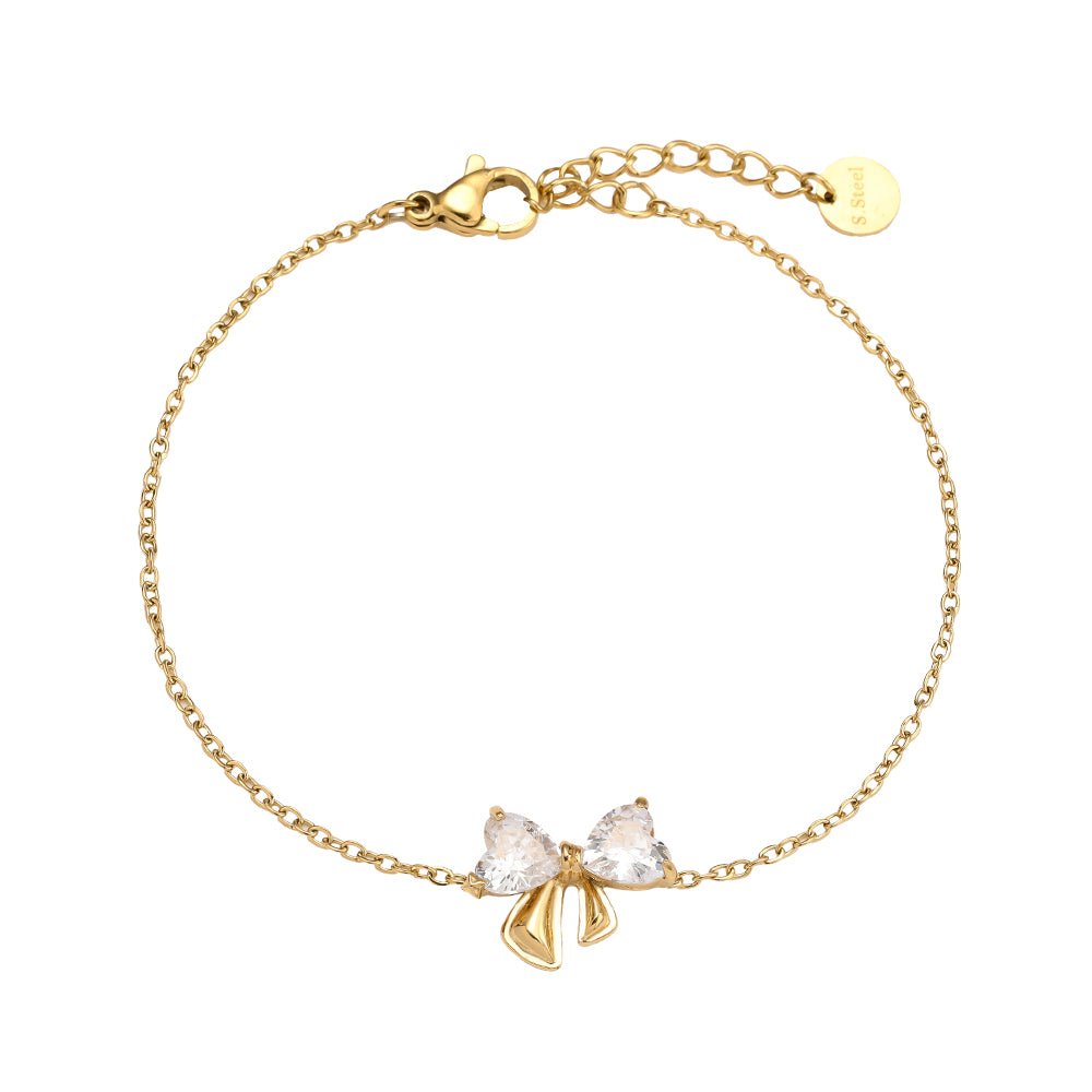 Armkettchen "Bowtie" aus Edelstahl