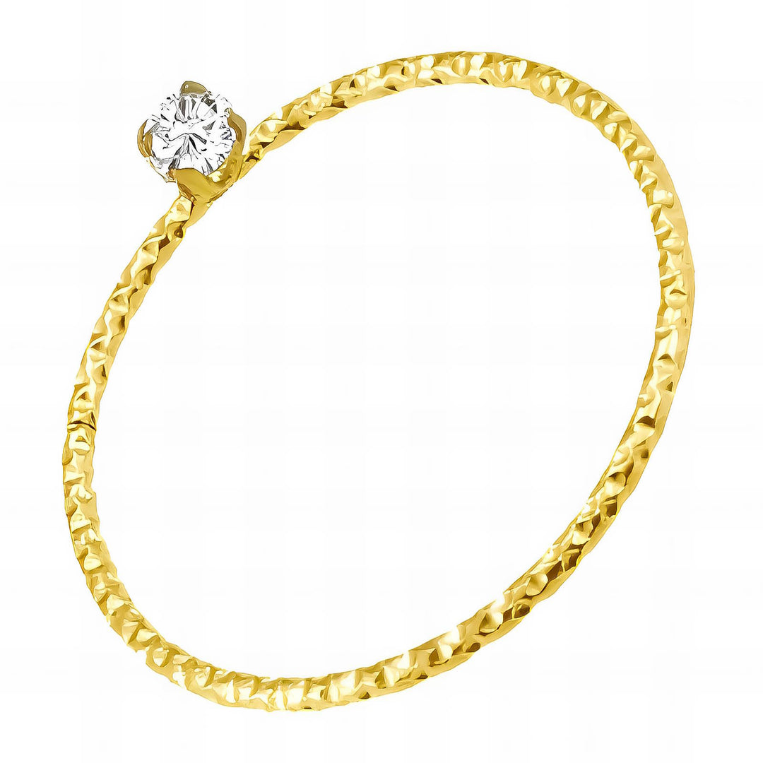 Zarter Ring aus Edelstahl "Goldie"