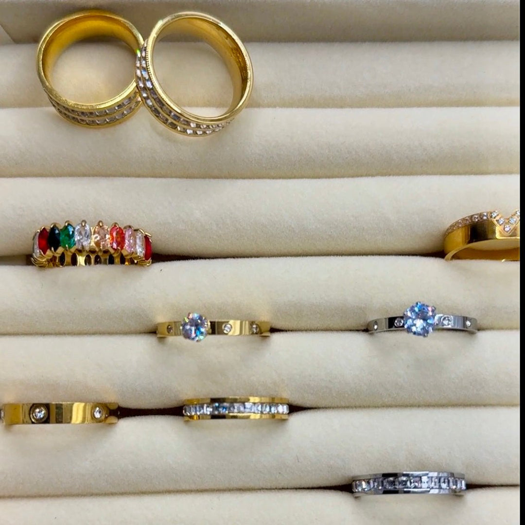 Ring "Color Shine" aus Edelstahl