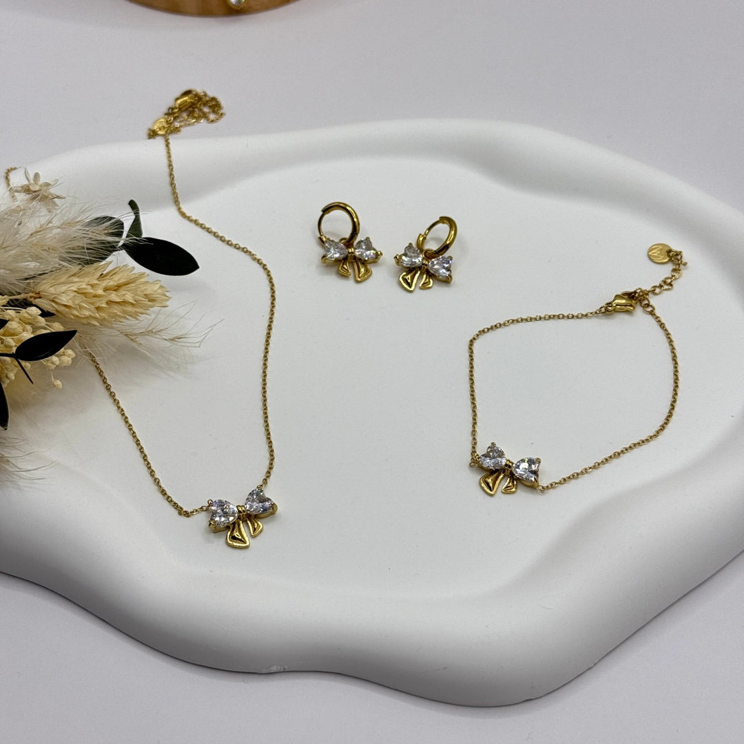 Armkettchen "Bowtie" aus Edelstahl