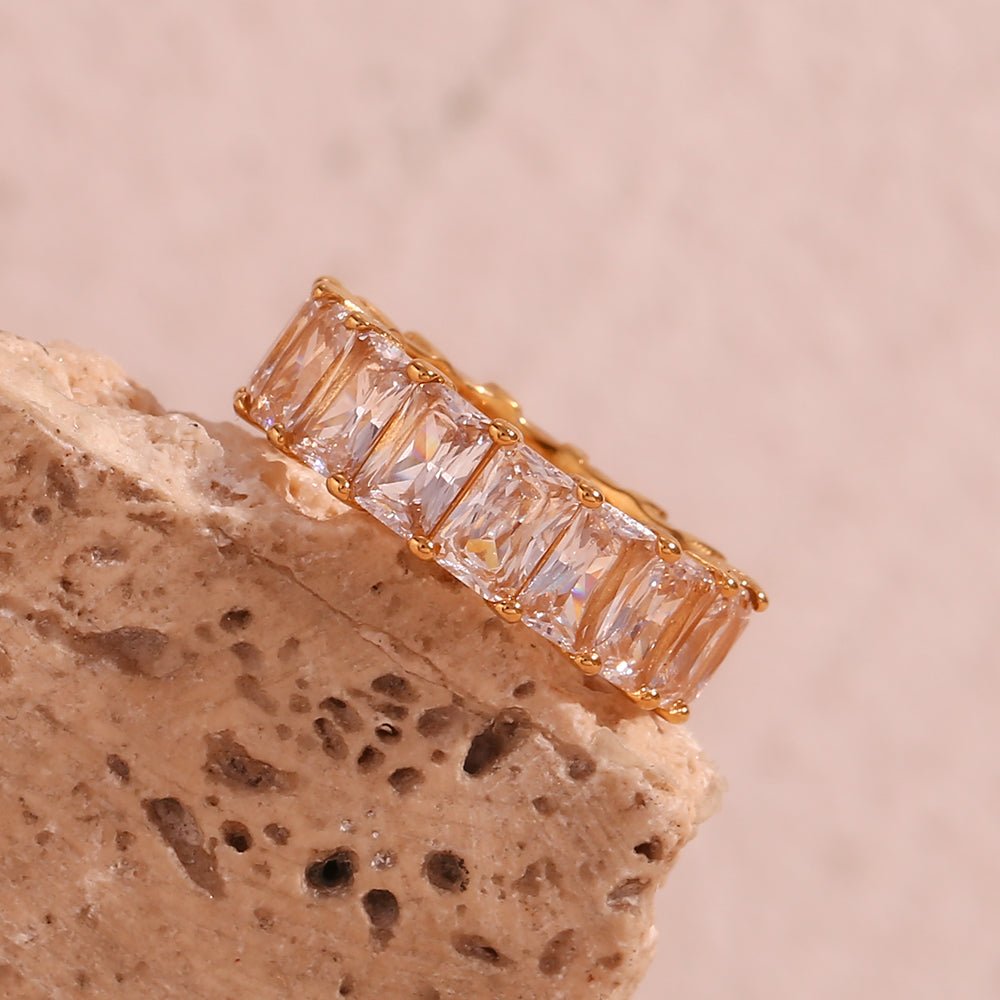 Ring "Estrella Gold" mit Zirkonia
