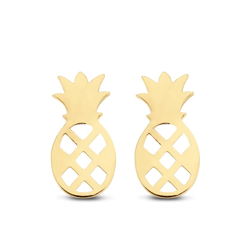 Ohrstecker Ananas aus Gold 585