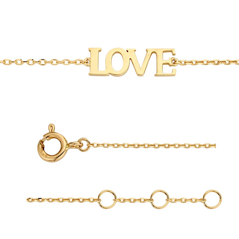 Armband LOVE aus Gold 585