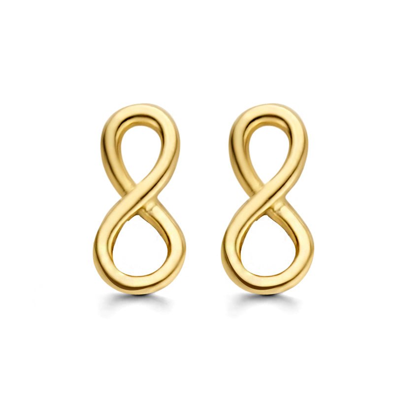 Ohrstecker Infinity aus Gold 585