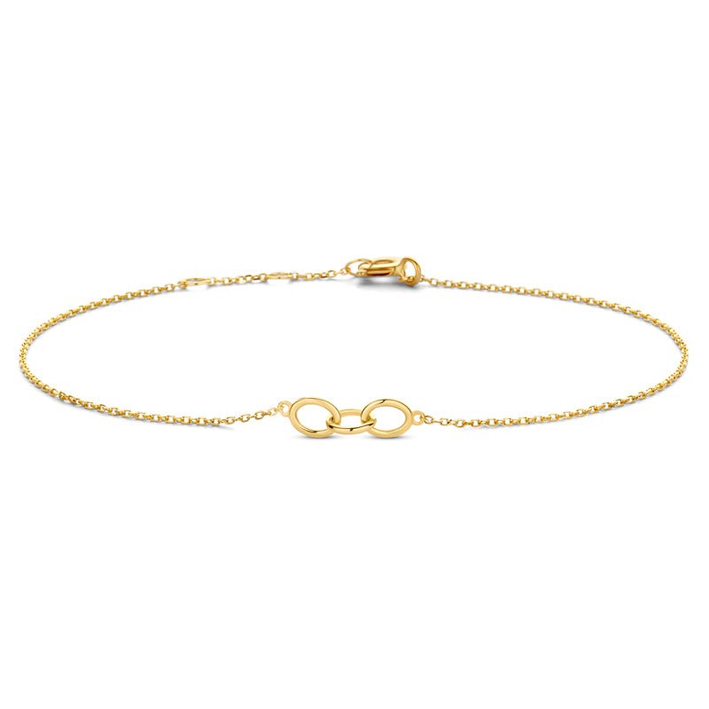 Armband mit 3 Zwischenteilen aus Gold 585