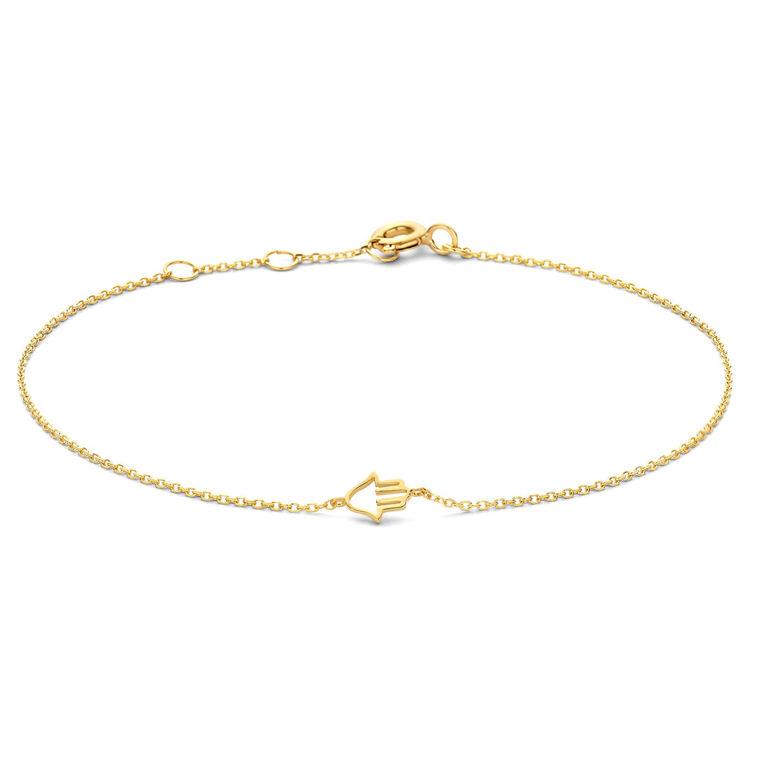 Armband mit Anhänger Hand aus Gold 585