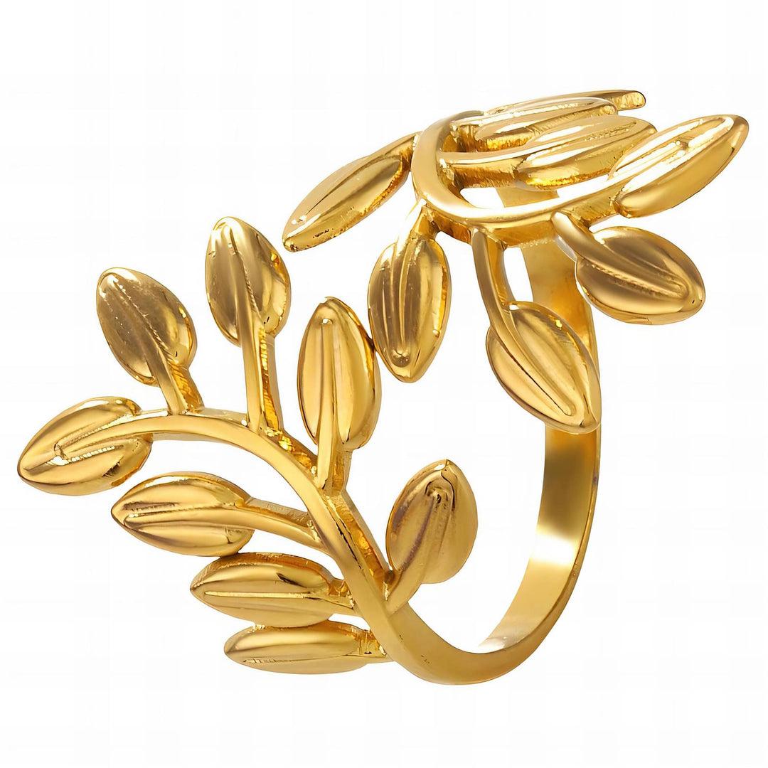 Verstellbarer Ring "Leaf"