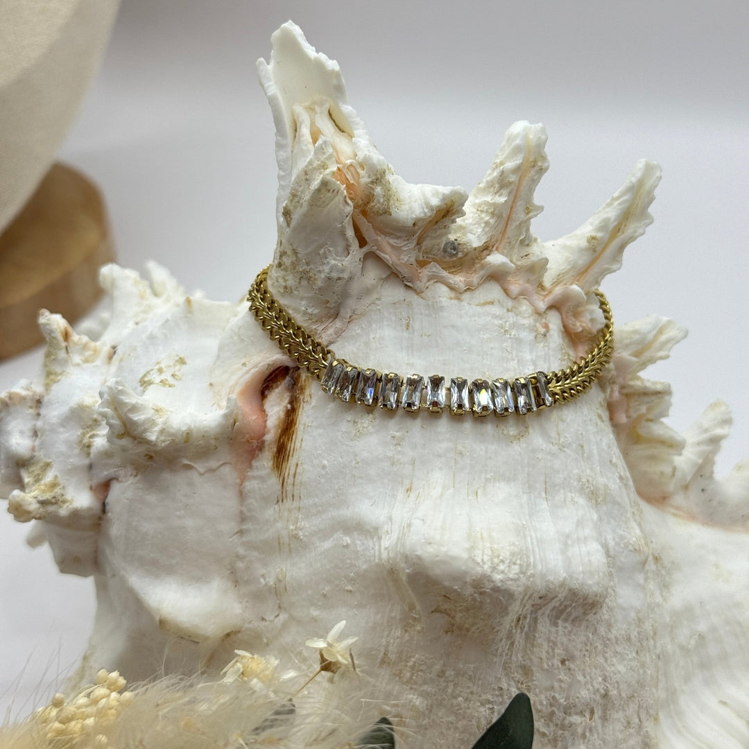 Armband "Intensity" aus 18kt vergoldeter Edelstahl