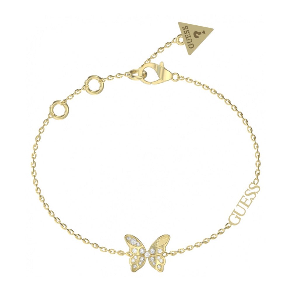 Guess Damen Armband Blume Goldfarben