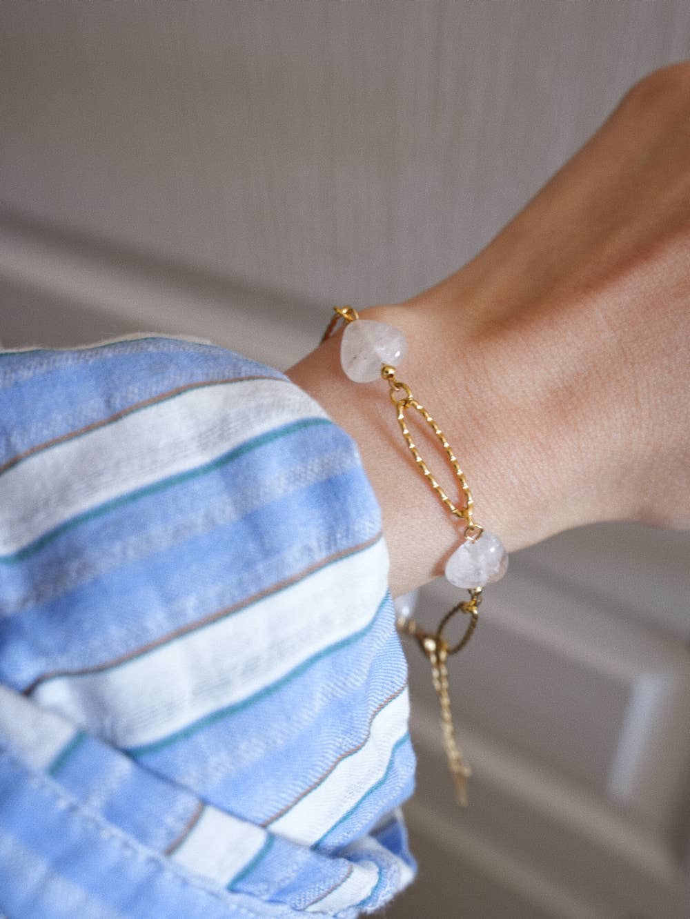 Armband Eline aus 18kt vergoldetem Edelstahl