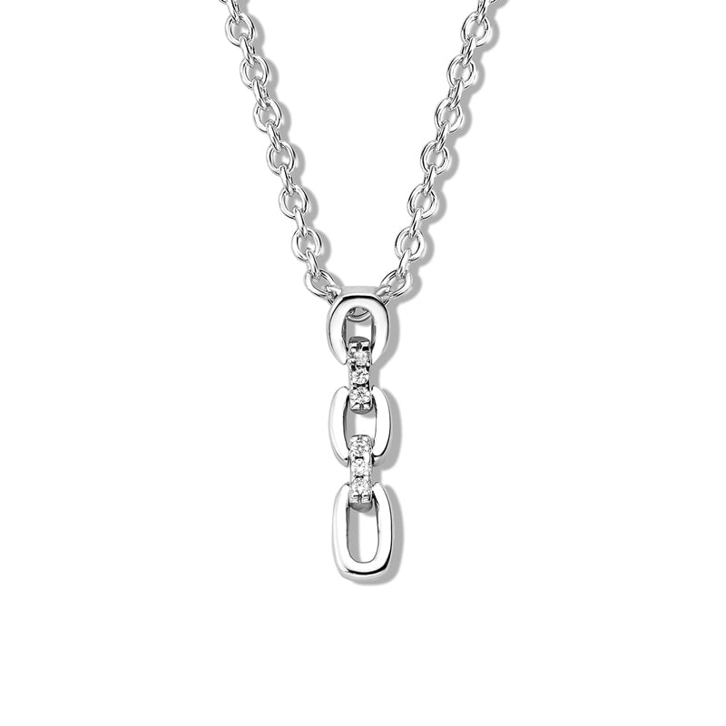 Collier mit Anhänger aus Silber