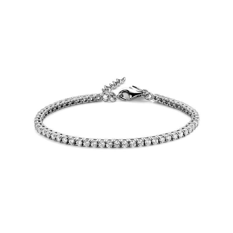 Tennisarmband mit Zirkonia 3mm aus Silber