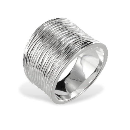 Ring gemustert aus Silber