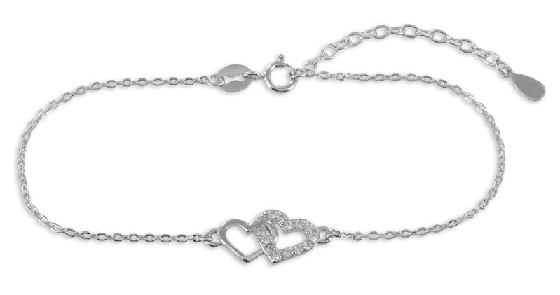 Armband Herzen mit aus Silber