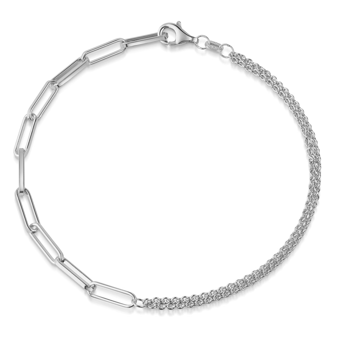 Armband Ankerkette weit/rund aus Silber