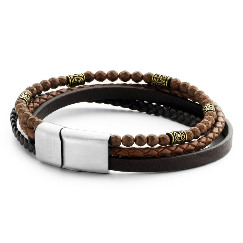 Armband Echt Leder braun