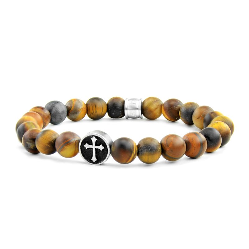 Armband Tigerauge matt