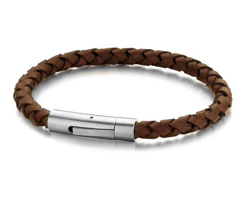 Armband Echt Leder braun