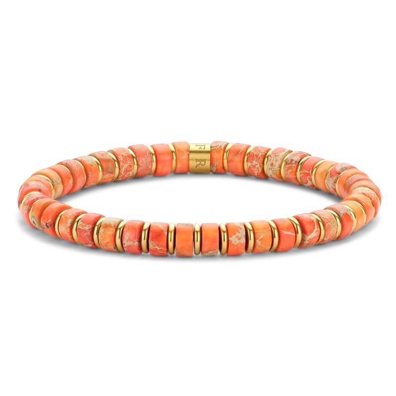 Armband mit Imperial Stein orange