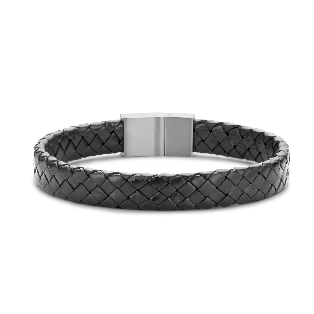 Armband Echtleder schwarz