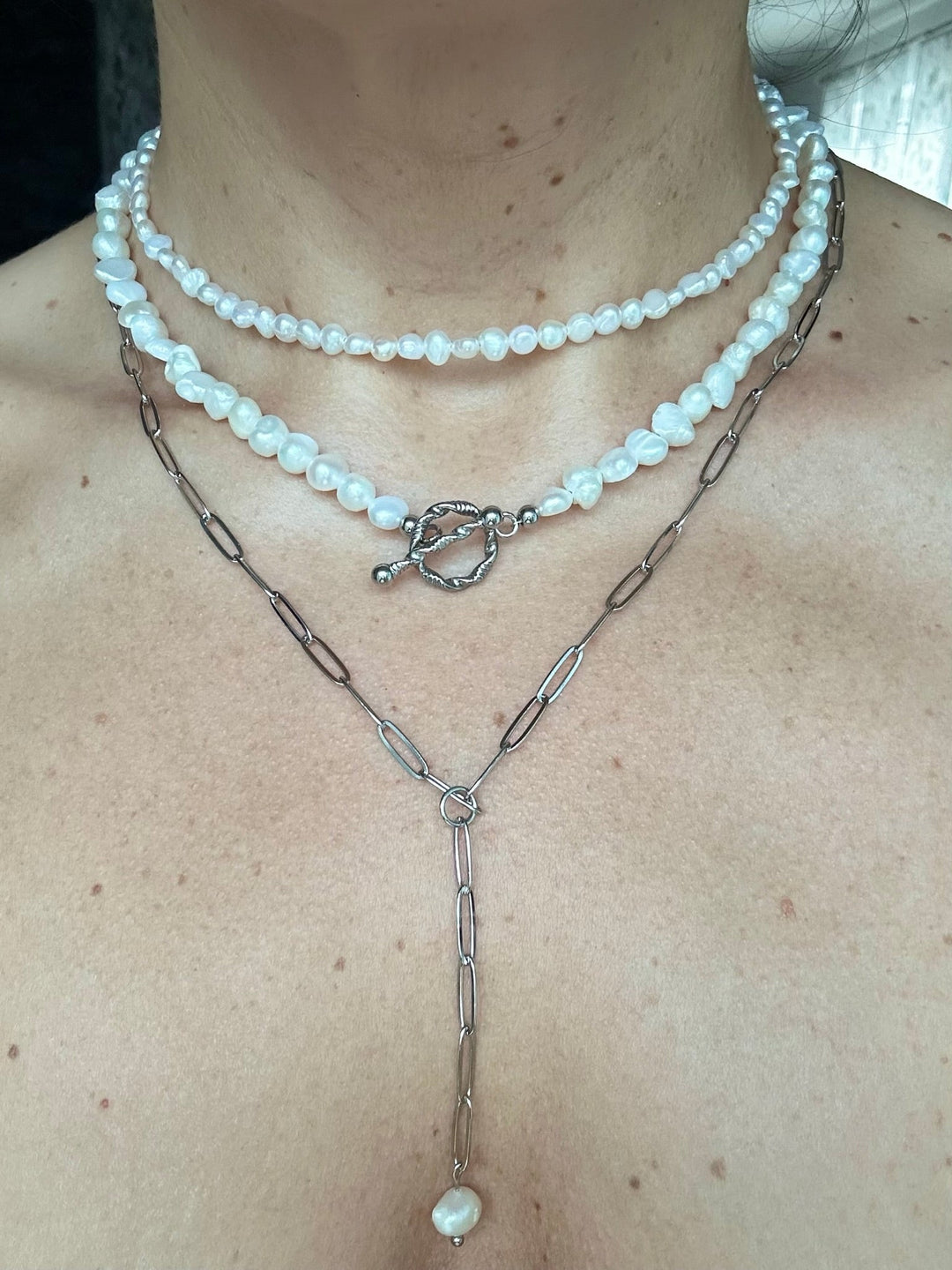 Hochwertiges dreiteiliges Collier-Set